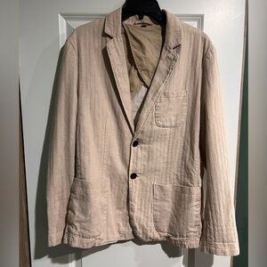 Women’s Medium Goodfellow & Co. Tan Cotton and Linen Blazer
